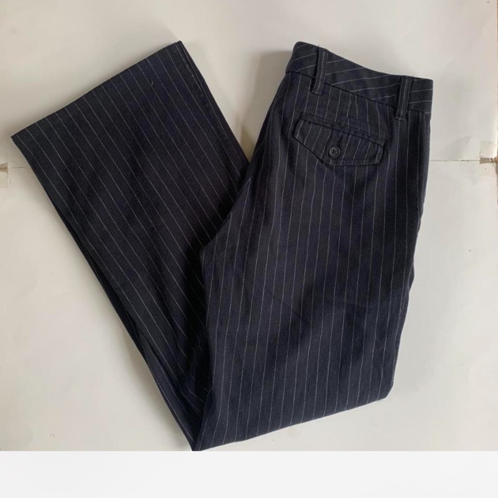 Vintage Gap striped wide leg trousers